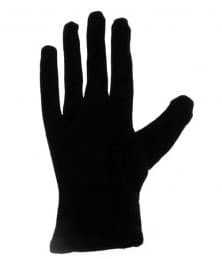 Black cotton glove